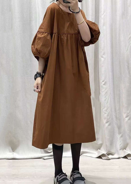 French Black O-Neck Patchwork Long Dresses Summer GH1010 Ada Fashion