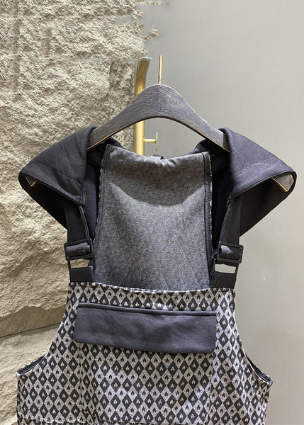 French Grey Hooded Print Pockets Cotton Jumpsuits Summer KK012 SH-LF-JPTS240602