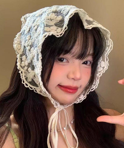 French Lace Flower Cute Baotou Triangle Headband RS008 ABC