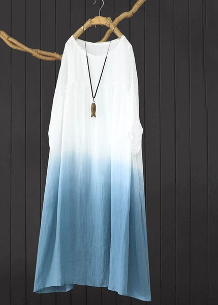 Gradient Color Brown Cozy Holiday Maxi Dress Summer GH1089 Ada Fashion