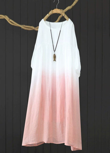 Gradient Color Brown Cozy Holiday Maxi Dress Summer GH1089 Ada Fashion