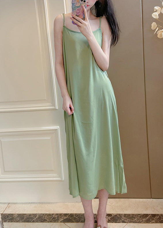 Set Green Pieces Pockets Linen Sleeve Two Embroidered Bracelet FashionChic