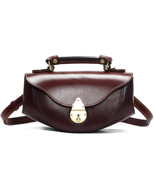 Handmade Stylish Calf Leather Coffee Tote Handbag HJ1053 Ada Fashion