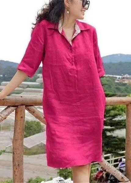 Handmade Yellow Peter Pan Collar Patchwork Vacation Mid Dresses Summer VB1043 Ada Fashion