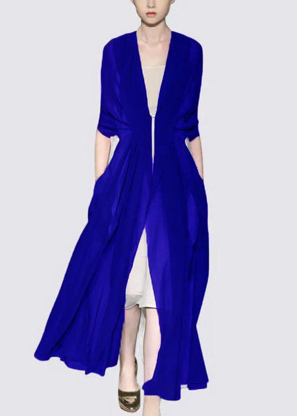 Italian Elegant Green Silk Dress Long Sleeves EE1029 SH-LF-SDL240517