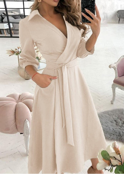 Italian Tie Dye Peter Pan Collar Tie Waist Cotton Dress Fall QR002 BB-ZS-WM-FDL240929