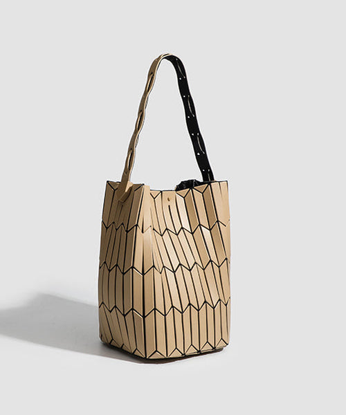 Japanese Style Fashion Geometric Diamond Grid Shoulder Bag II035 Bag-BGS240825