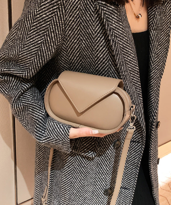 Crossbody Coffee Leather Fashion Korean Calf Bag FashionChic