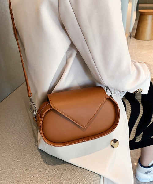 Crossbody Coffee Leather Fashion Korean Calf Bag FashionChic