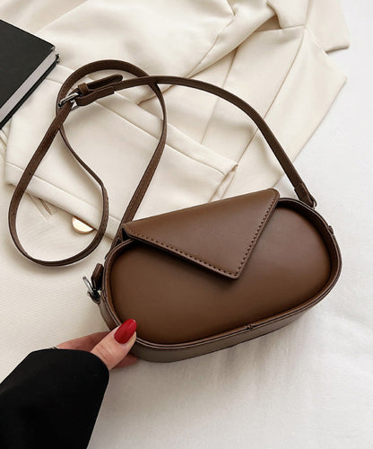 Crossbody Coffee Leather Fashion Korean Calf Bag FashionChic