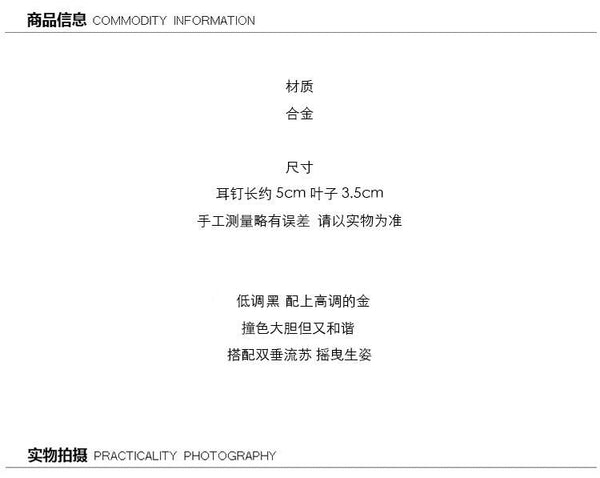 Earring Drop Chain FashionChic