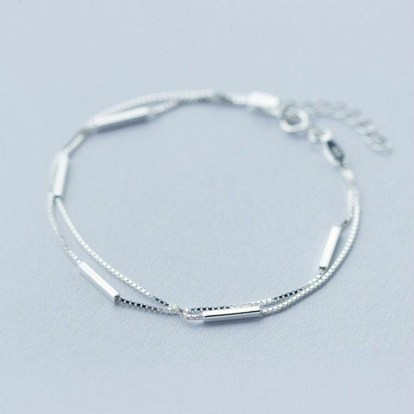 Bracelet Bar Segment 925 Sterling Silver FashionChic