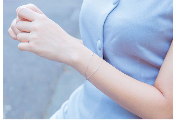 Bracelet Bar Segment 925 Sterling Silver FashionChic