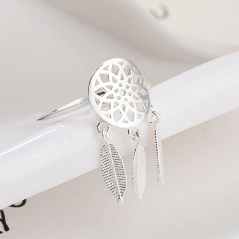 Dream Sterling Silver Catcher Ring Open 925 FashionChic