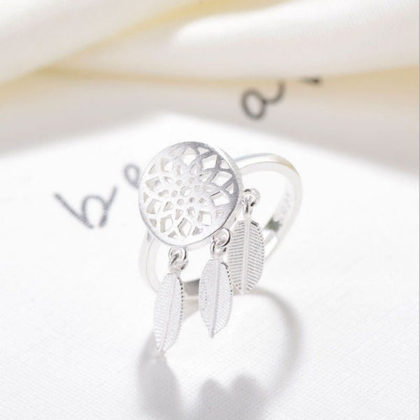 Dream Sterling Silver Catcher Ring Open 925 FashionChic