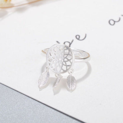 Dream Sterling Silver Catcher Ring Open 925 FashionChic