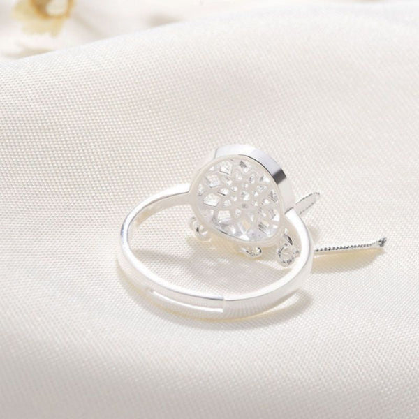 Dream Sterling Silver Catcher Ring Open 925 FashionChic