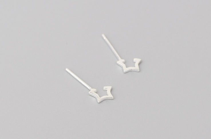 925 Silver Earring Star Open Sterling FashionChic