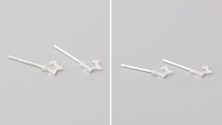 925 Silver Earring Star Open Sterling FashionChic