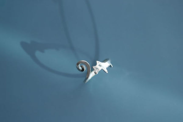 Cat Silver Ring Sterling Open FashionChic