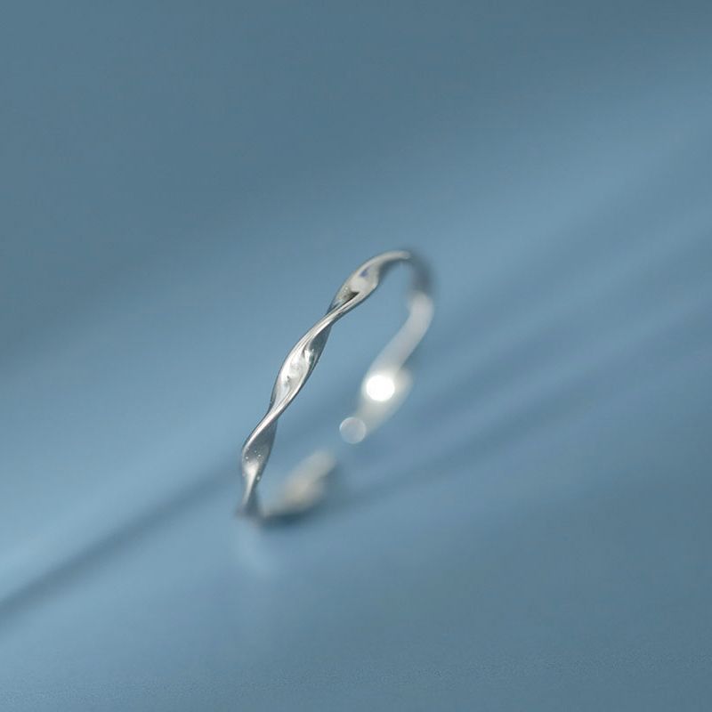 Silver Ring Twisted Sterling FashionChic