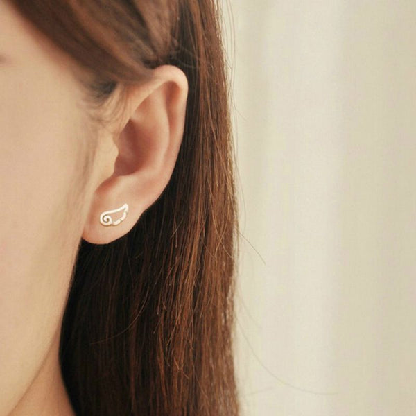 Sterling Silver Wings Earring FashionChic