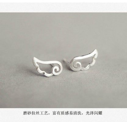 Sterling Silver Wings Earring FashionChic