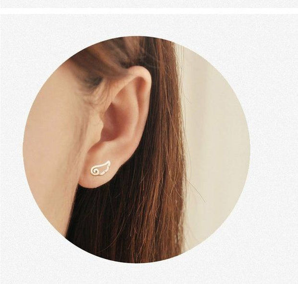 Sterling Silver Wings Earring FashionChic