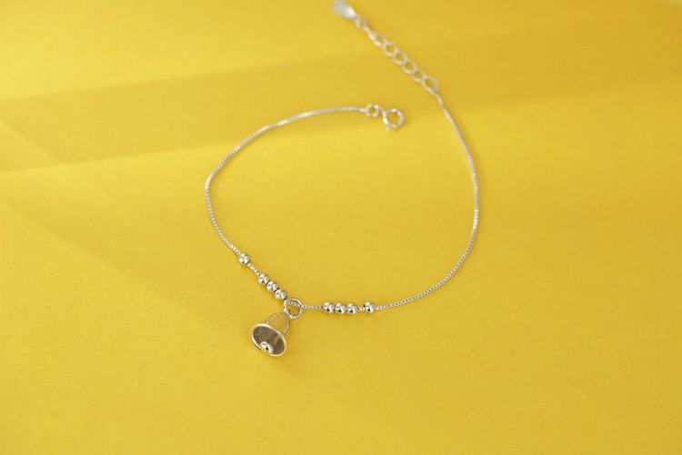 Bracelet Silver Bell Sterling FashionChic