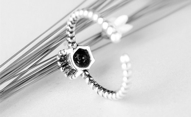 Ring Silver Open Skull Sterling FashionChic