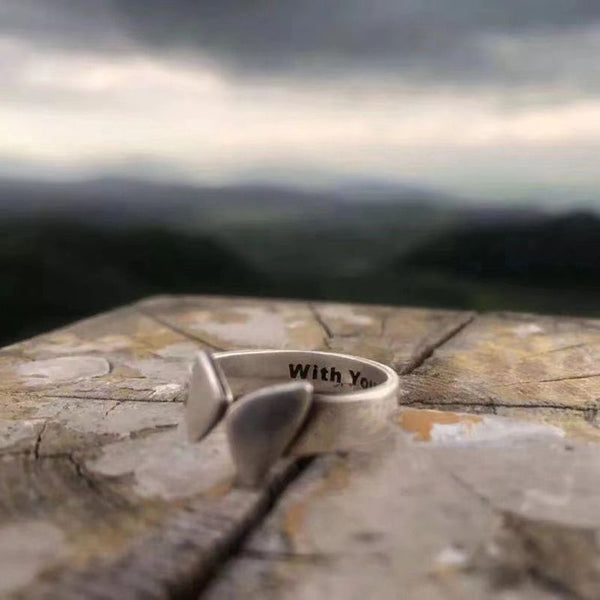 Silver Ring Open Butterfly Sterling FashionChic