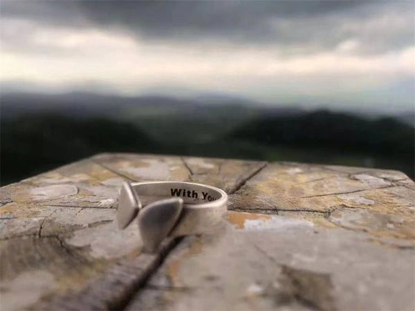 Silver Ring Open Butterfly Sterling FashionChic