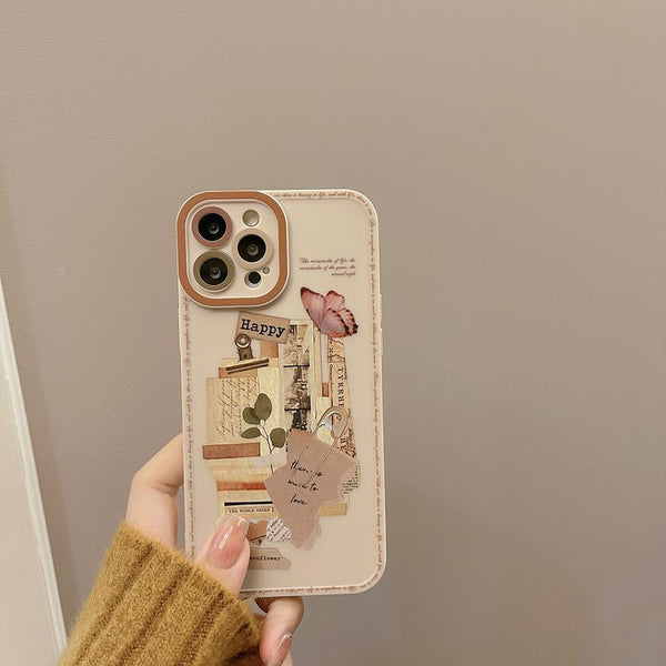 Retro Print Phone Case FashionChic