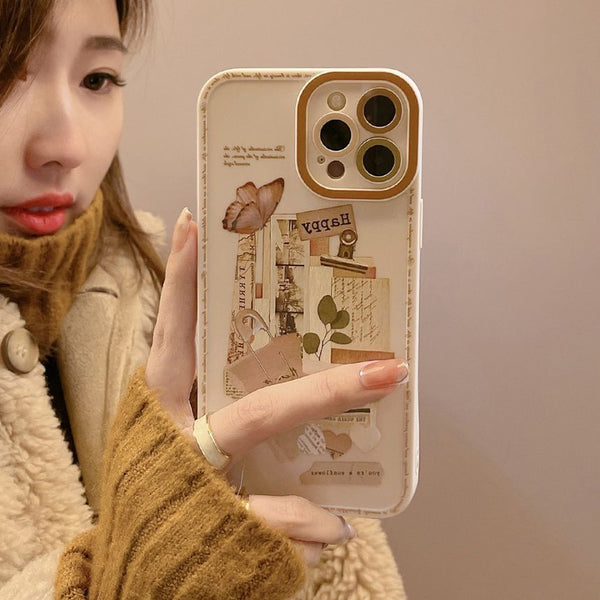 Retro Print Phone Case FashionChic