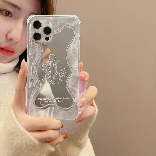 Flower Phone Mirrored Case FashionChic
