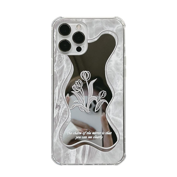 Flower Phone Mirrored Case FashionChic
