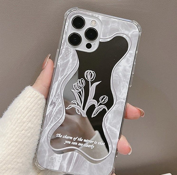 Flower Phone Mirrored Case FashionChic