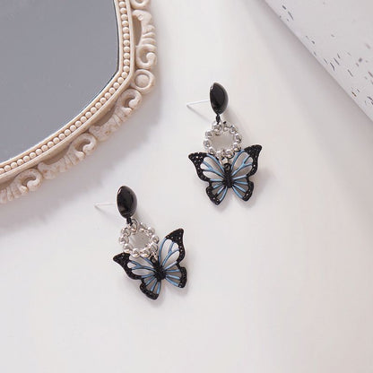 Dangle Butterfly Earring Alloy FashionChic