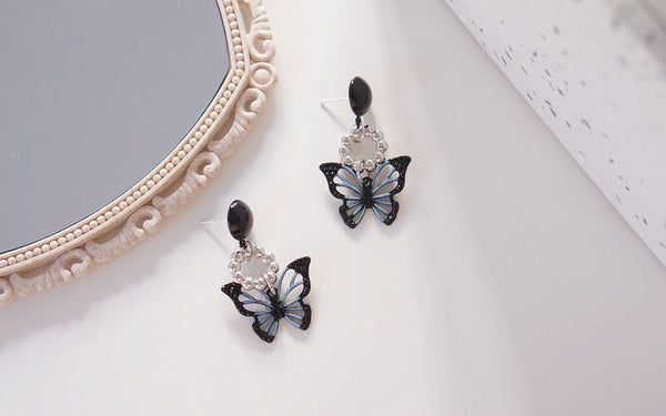 Dangle Butterfly Earring Alloy FashionChic