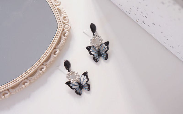 Dangle Butterfly Earring Alloy FashionChic