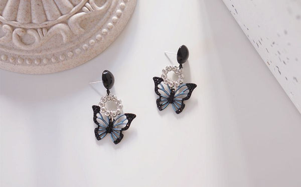 Dangle Butterfly Earring Alloy FashionChic