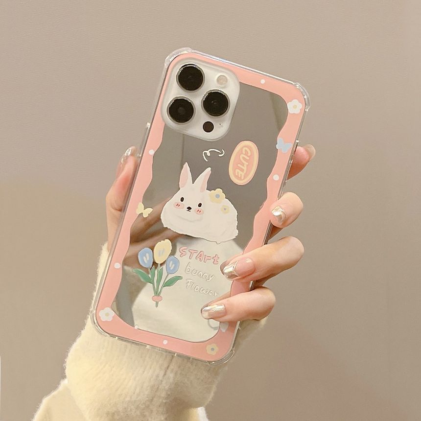 Phone Case Rabbit Mirrored FashionChic