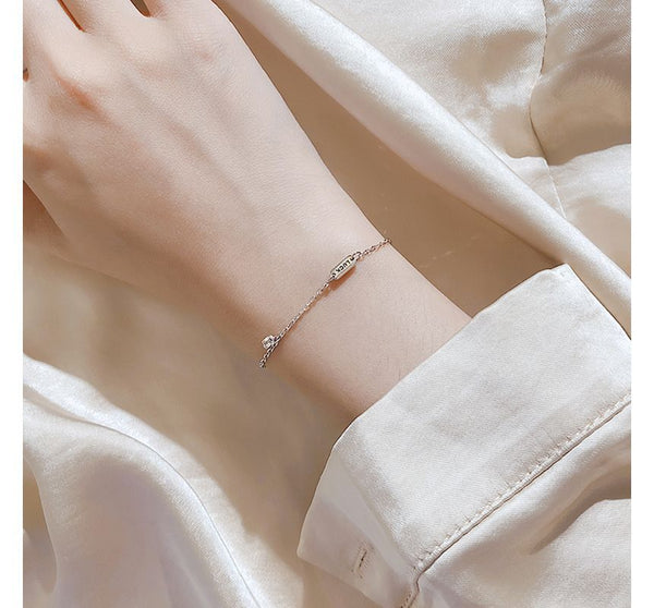 LUCK Silver Sterling Bracelet FashionChic
