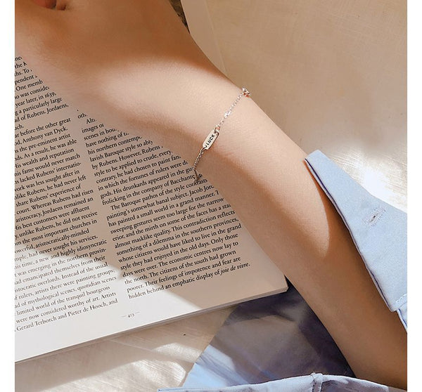 LUCK Silver Sterling Bracelet FashionChic