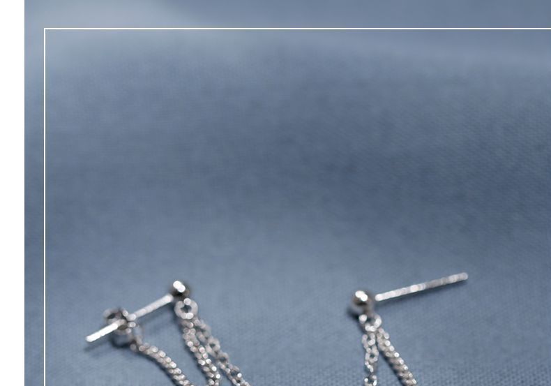 Drop Silver Cross Sterling Earring FashionChic
