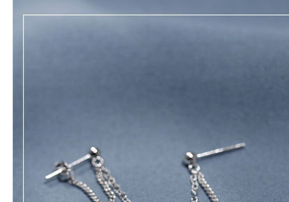 Drop Silver Cross Sterling Earring FashionChic