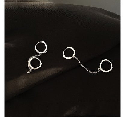 Double Hoop Piercing Earring FashionChic