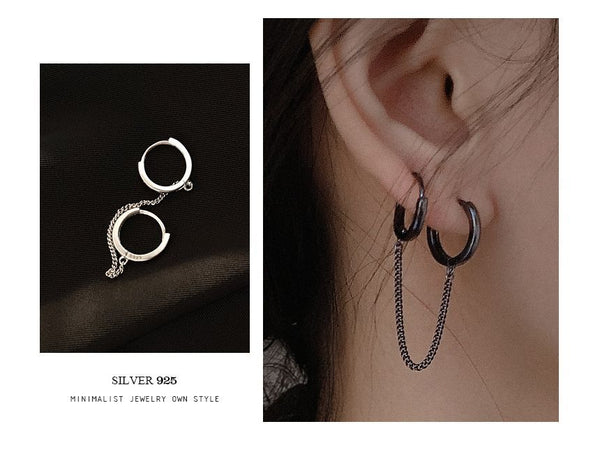 Double Hoop Piercing Earring FashionChic