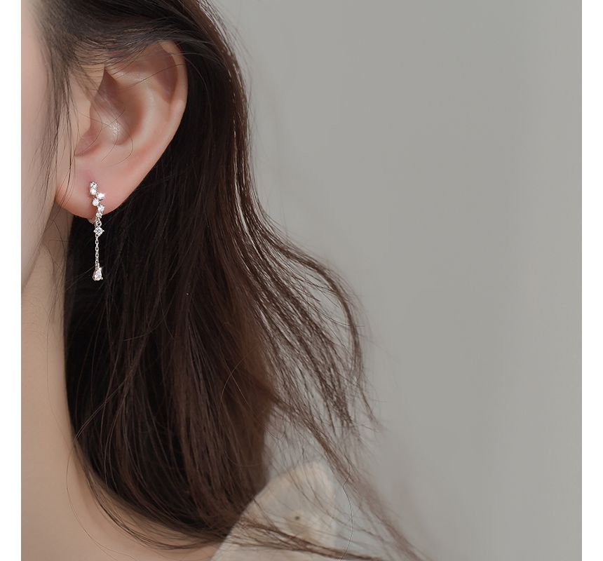 Rhinestone Earring Drop FashionChic