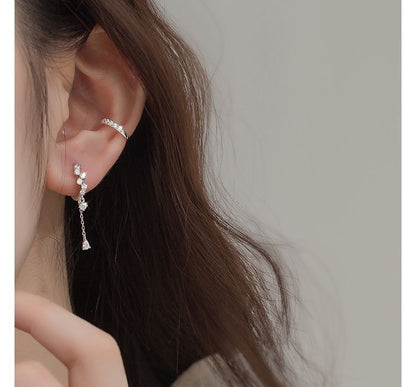 Rhinestone Earring Drop FashionChic